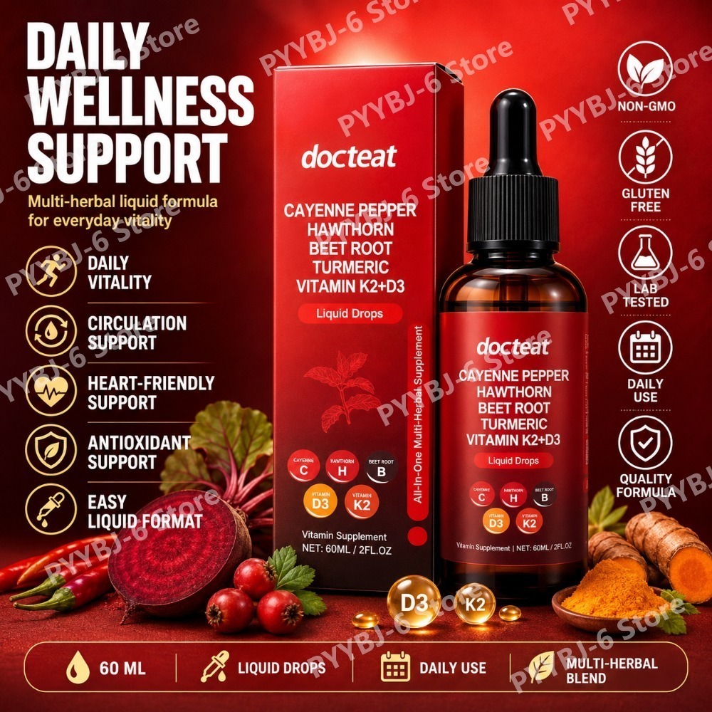 Vitamin D3 K2 Drop - قطرات الفلفل الحار السائلة مع الزعرور