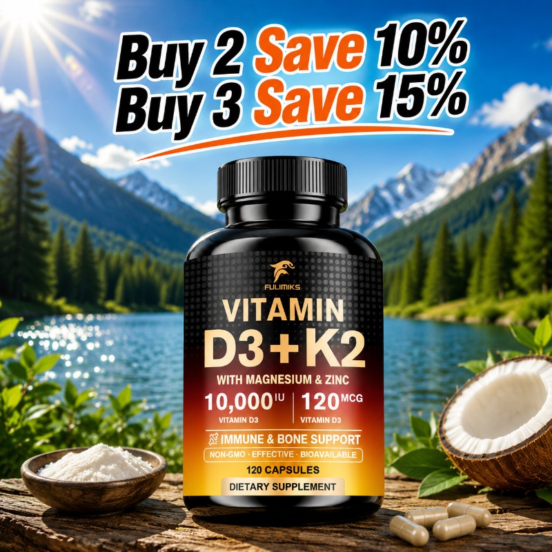 مكمل فيتامين د3 ك2 بتركيز 1000 - مراجعة Vitamin D3 K2 Drop وسعره