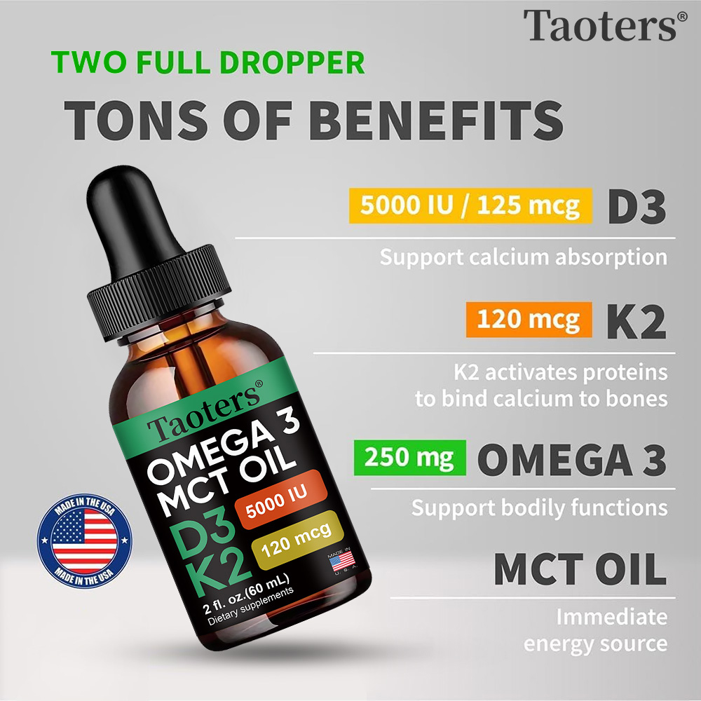 قطرات فيتامين د3 وك2 العضوية م - مراجعة Vitamin D3 K2 Drop وسعره