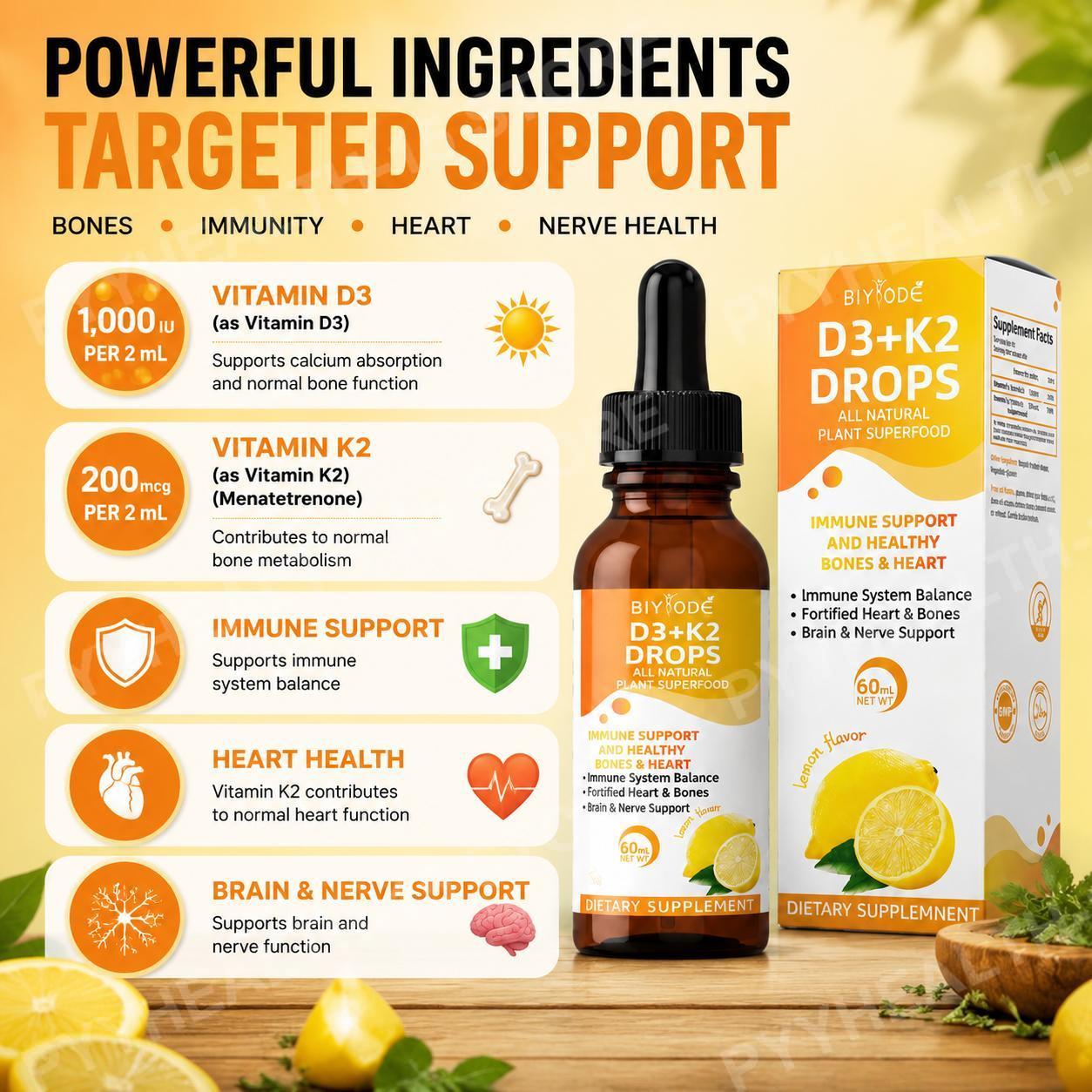 قطرات فيتامين د3 وك2 السائلة م - مراجعة Vitamin D3 K2 Drop وسعره
