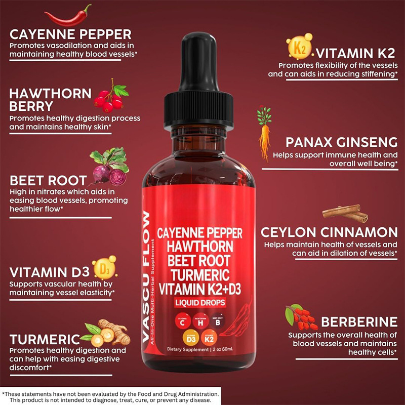60 مل كايين فلفل سائل قطرات ال - مراجعة Vitamin D3 K2 Drop وسعره